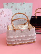 【PRE ORDER】Rattan Bag "Charlotte" - MAISON MARBLE