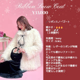 【PRE ORDER】Ribbon Snow Coat - MAISON MARBLE