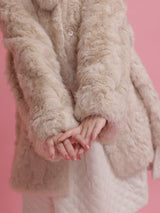 【PRE ORDER】Rose Point Fur Coat - MAISON MARBLE