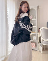 【PRE ORDER】Side Lace Frill Jumper - MAISON MARBLE