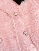 【PRE ORDER】Tina Pink Tweed Jacket - MAISON MARBLE