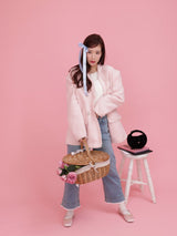 【PRE ORDER】Tina Pink Tweed Jacket - MAISON MARBLE