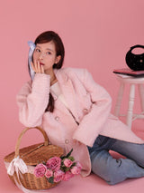 【PRE ORDER】Tina Pink Tweed Jacket - MAISON MARBLE