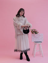 【PRE ORDER】Wool 100% Anna Cape Coat - MAISON MARBLE