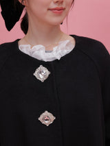 【PRE ORDER】Wool 100% Bijou Flair Coat - MAISON MARBLE