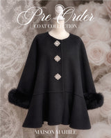 【PRE ORDER】Wool 100% Bijou Flair Coat - MAISON MARBLE