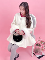 【PRE ORDER】Wool 100% Bijou Flair Coat - MAISON MARBLE
