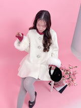 【PRE ORDER】Wool 100% Bijou Flair Coat - MAISON MARBLE