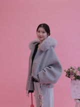 【PRE ORDER】Wool 100% Fur Short Jumper - MAISON MARBLE