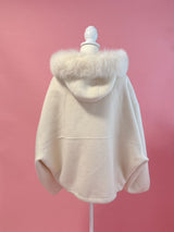 【PRE ORDER】Wool 100% Fur Short Jumper - MAISON MARBLE