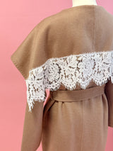 【PRE ORDER】Wool 100% Lacy Long Coat - MAISON MARBLE