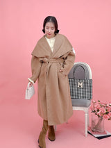 【PRE ORDER】Wool 100% Lacy Long Coat - MAISON MARBLE