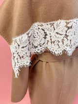 【PRE ORDER】Wool 100% Lacy Long Coat - MAISON MARBLE