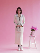 Rib Knit Dress - MAISON MARBLE