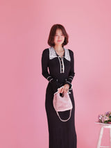 Rib Knit Dress - MAISON MARBLE