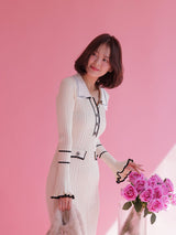 Rib Knit Dress - MAISON MARBLE