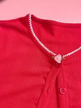 Rose Cherry Knit Set - MAISON MARBLE