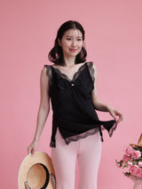 Rose Satin Blouse - MAISON MARBLE