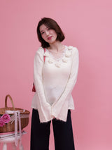 Rosy Flare Knit - MAISON MARBLE