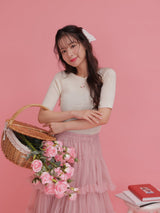 Rosy Rib Knit - MAISON MARBLE