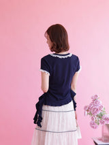 Ruffles Tee - MAISON MARBLE