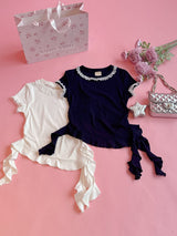 Ruffles Tee - MAISON MARBLE
