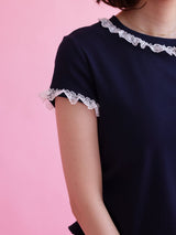 Ruffles Tee - MAISON MARBLE