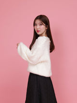 Scallop Glitter Knit - MAISON MARBLE