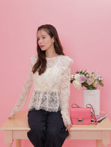 Scarlette Lace Blouse - MAISON MARBLE