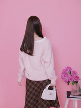 Shaggy Frill Knit - MAISON MARBLE