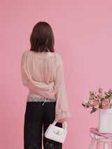 Sheer Blouse Set - MAISON MARBLE