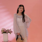 Sheer Melty Blouse - MAISON MARBLE