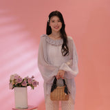Sheer Melty Blouse - MAISON MARBLE