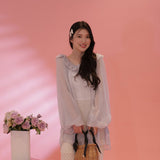 Sheer Melty Blouse - MAISON MARBLE