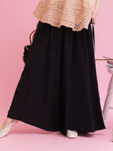 Side Flower Lace Pants - MAISON MARBLE