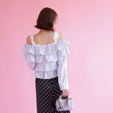 Sophie Frill Blouse - MAISON MARBLE