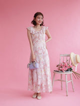 Summer Watercolor Dress - MAISON MARBLE