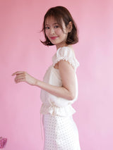 Swan Puff Blouse - MAISON MARBLE