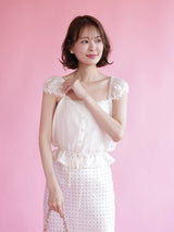Swan Puff Blouse - MAISON MARBLE