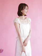 Swan Puff Blouse - MAISON MARBLE