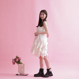 Swan Ruffle Dress - MAISON MARBLE