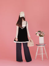 Velour Lace Cami - MAISON MARBLE