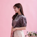 Velour Ribbon Tops - MAISON MARBLE