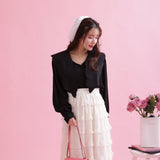 Vintage Collar Blouse - MAISON MARBLE