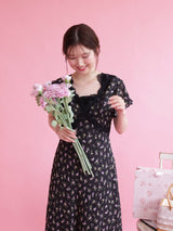 Violet Sheer Dress - MAISON MARBLE