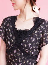Violet Sheer Dress - MAISON MARBLE