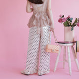 Violette Satin Pants - MAISON MARBLE