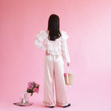 Violette Satin Pants - MAISON MARBLE