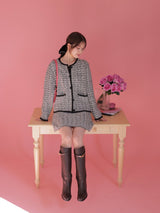 Winter Tweed Knit Jacket - MAISON MARBLE