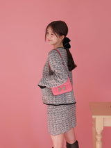 Winter Tweed Knit Jacket - MAISON MARBLE